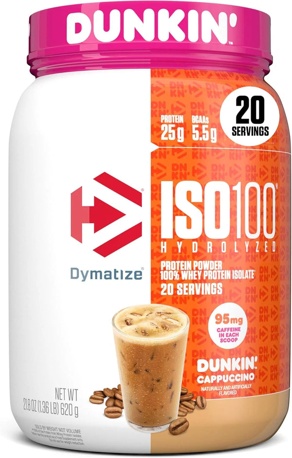Dymatize ISO100 Protein Powder, 100% Whey Isolate, Gourmet Vanilla