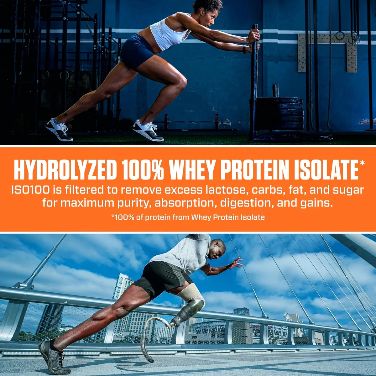 Dymatize ISO100 Protein Powder, 100% Whey Isolate, Gourmet Vanilla