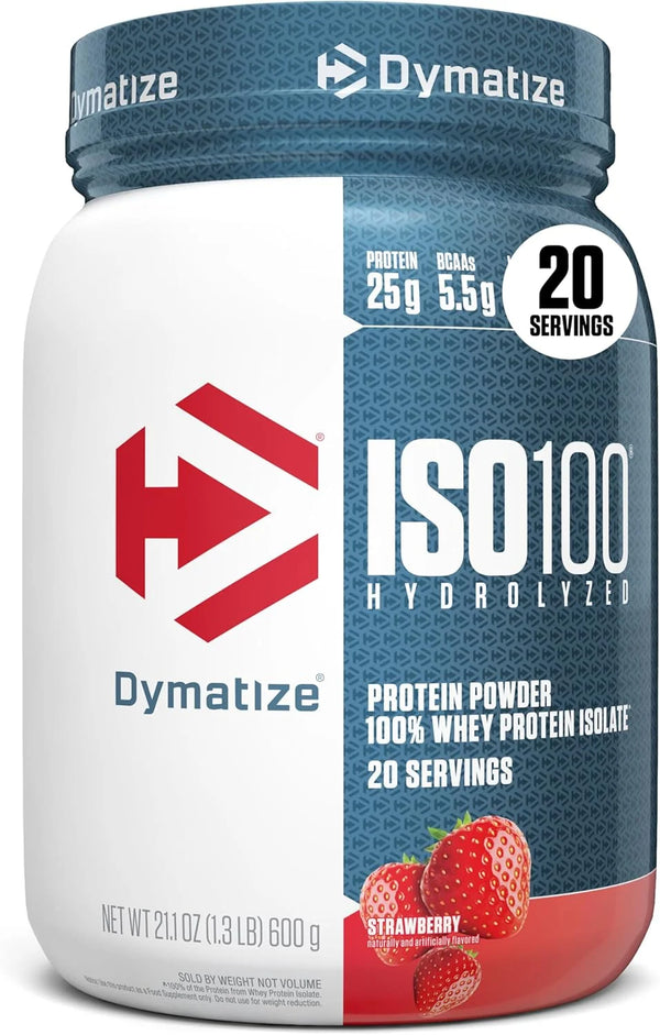 Dymatize ISO100 Protein Powder, 100% Whey Isolate, Gourmet Vanilla