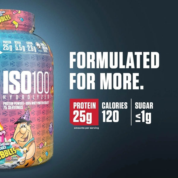 Dymatize ISO100 Protein Powder, 100% Whey Isolate, Cocoa Pebbles