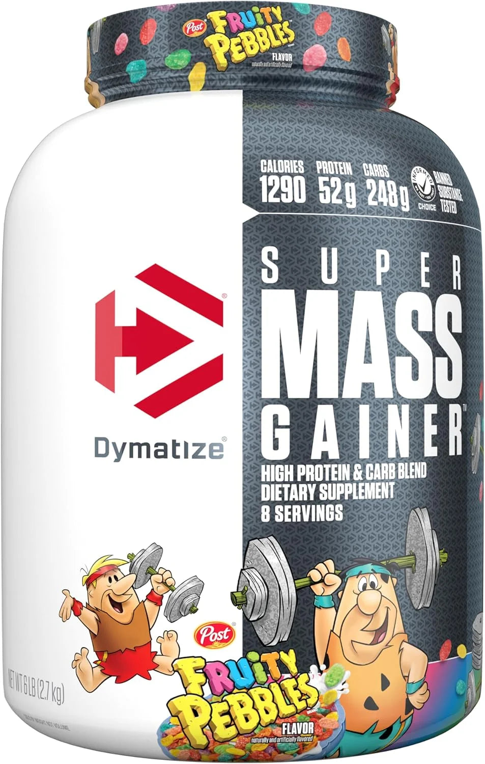 Dymatize Super Mass Gainer 52g Protein Powder, Rich Chocolate, 6 lb