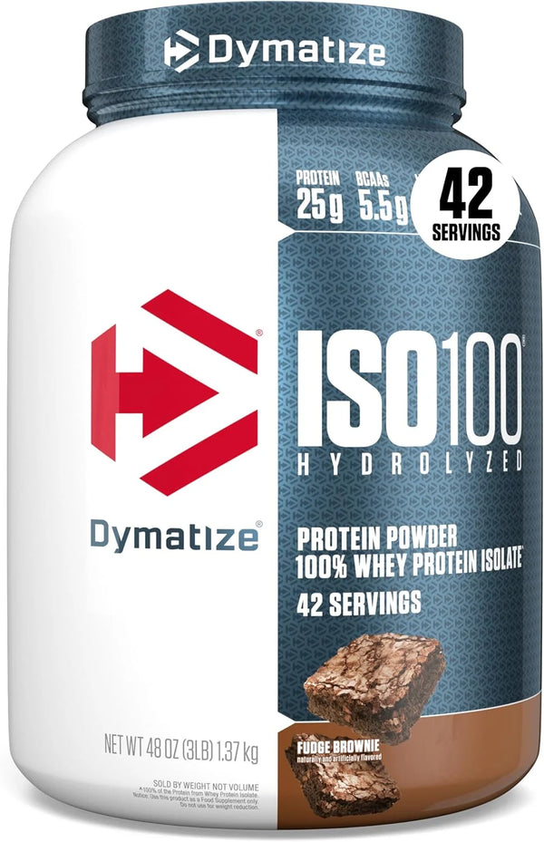 Dymatize ISO100 Protein Powder, 100% Whey Isolate, Gourmet Vanilla