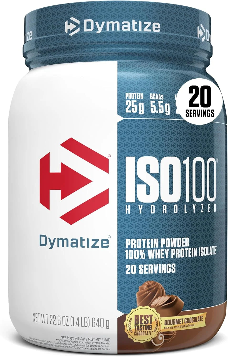 Dymatize ISO100 Protein Powder, 100% Whey Isolate, Gourmet Vanilla