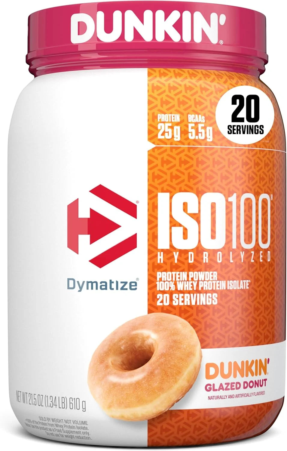 Dymatize ISO100 Protein Powder, 100% Whey Isolate, Gourmet Vanilla