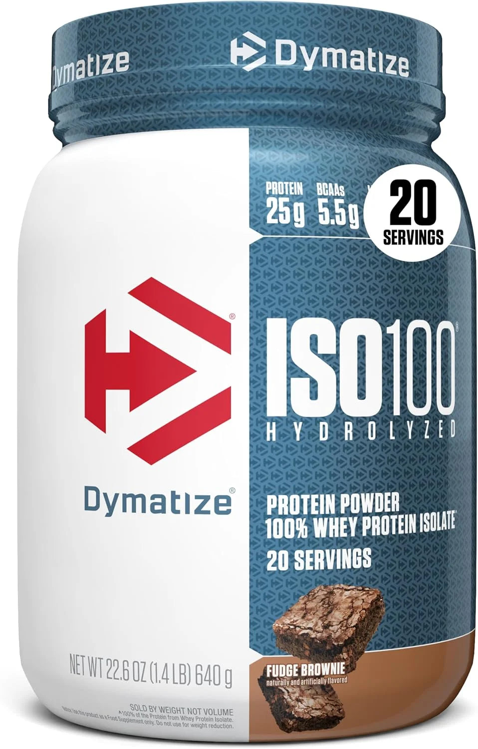 Dymatize ISO100 Protein Powder, 100% Whey Isolate, Gourmet Vanilla