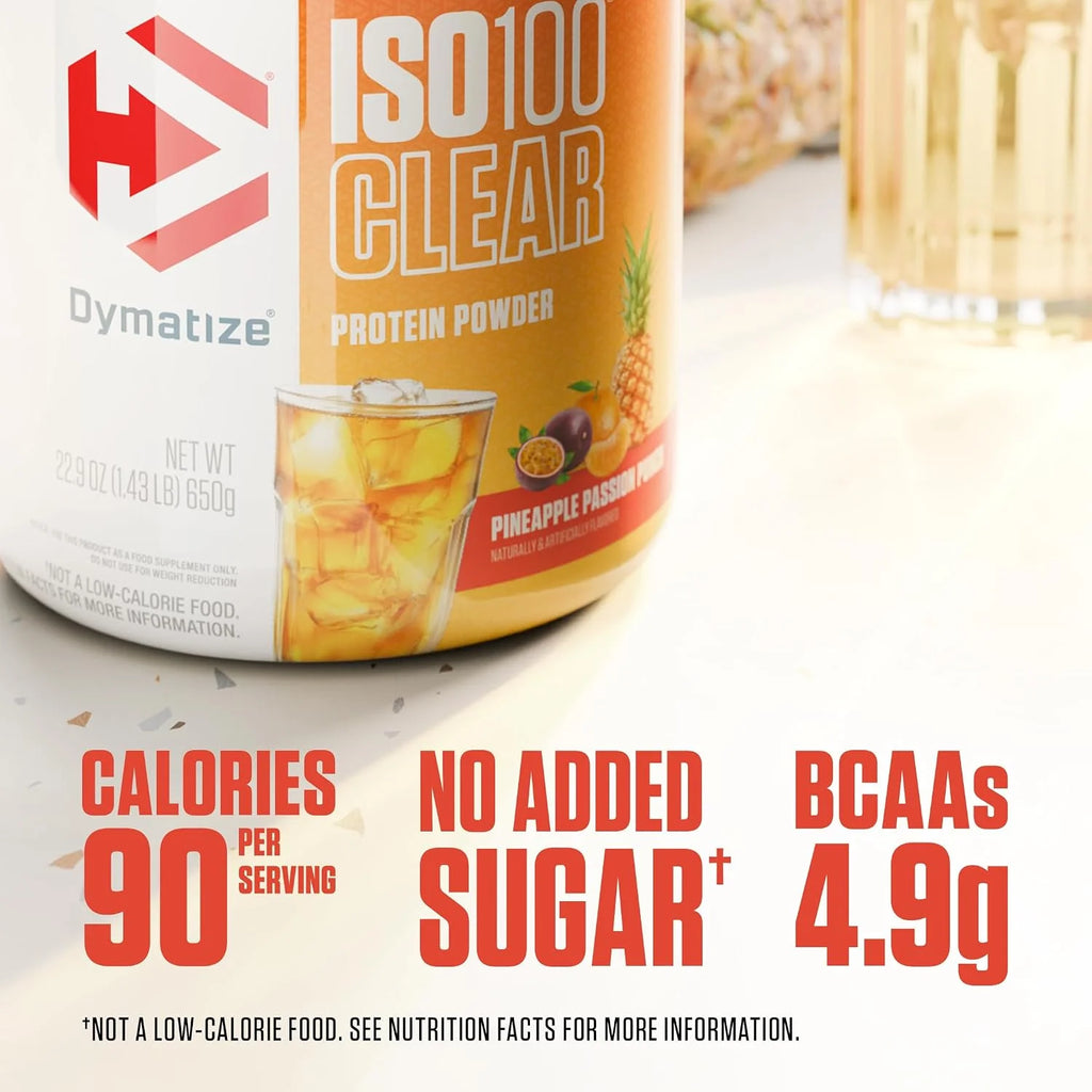 Dymatize ISO100 Protein Powder, 100% Whey Isolate, Gourmet Vanilla