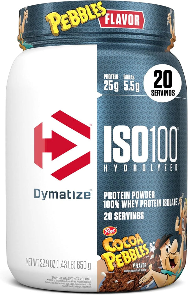 Dymatize ISO100 Protein Powder, 100% Whey Isolate, Cocoa Pebbles