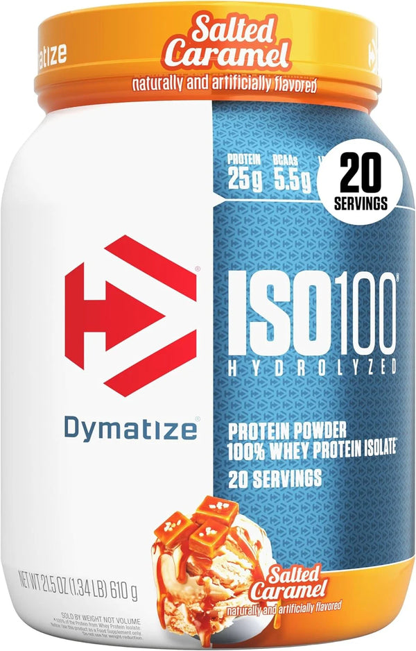 Dymatize ISO100 Protein Powder, 100% Whey Isolate, Gourmet Vanilla