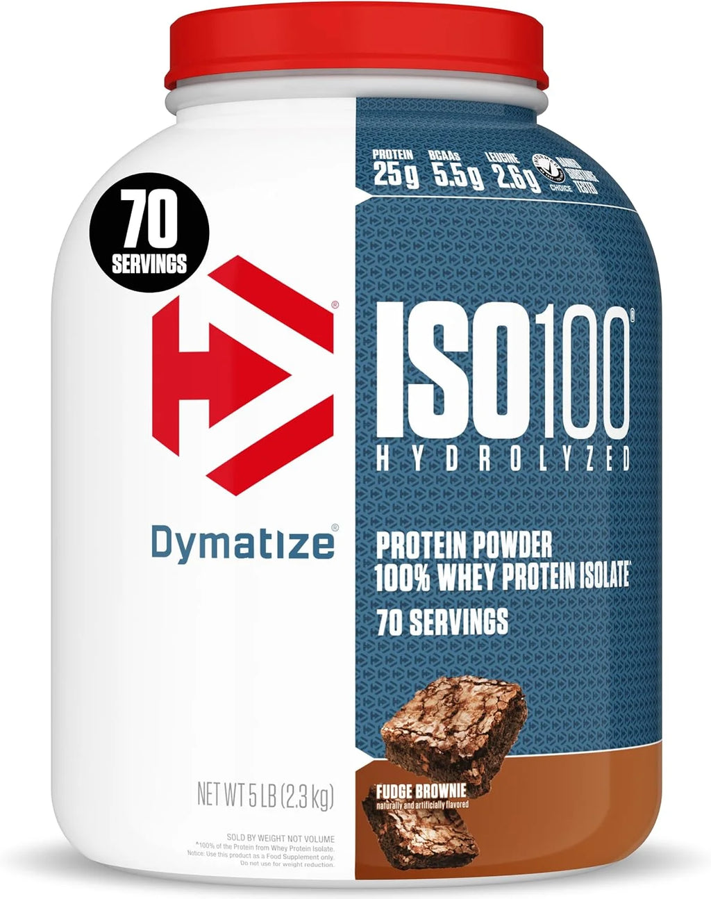 Dymatize ISO100 Protein Powder, 100% Whey Isolate, Gourmet Vanilla
