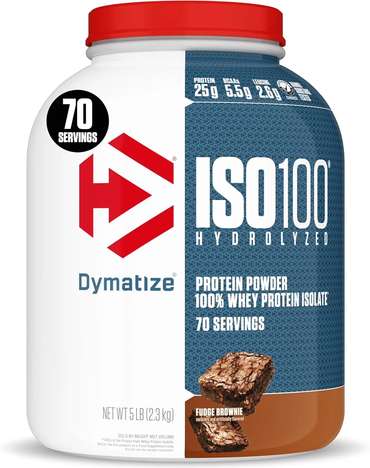 Dymatize ISO100 Protein Powder, 100% Whey Isolate, Gourmet Vanilla