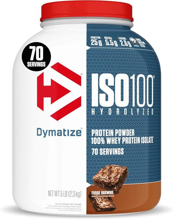 Dymatize ISO100 Protein Powder, 100% Whey Isolate, Gourmet Vanilla