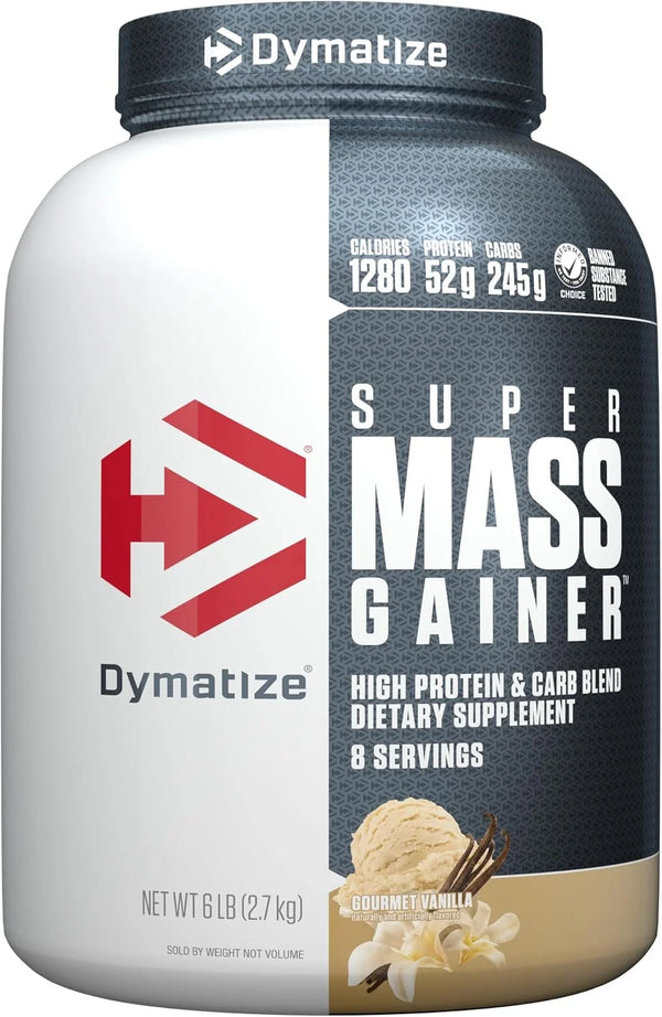 Dymatize Super Mass Gainer 52g Protein Powder, Rich Chocolate, 6 lb