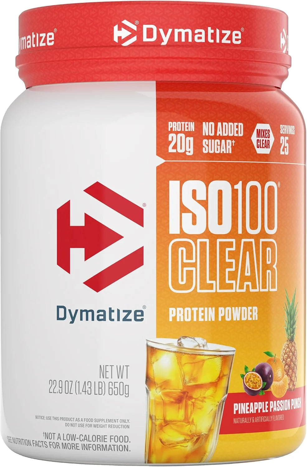 Dymatize ISO100 Protein Powder, 100% Whey Isolate, Gourmet Vanilla