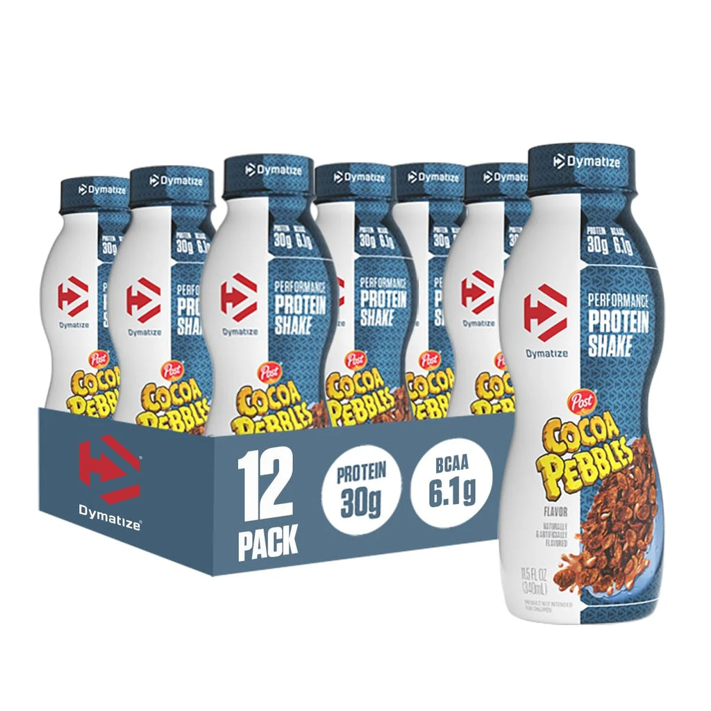 Dymatize 30g High Protein Performance Shake, Fruity Pebbles, 12 Pack